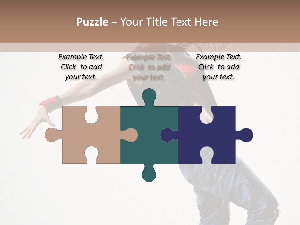 Action Human Breakdance PowerPoint Template