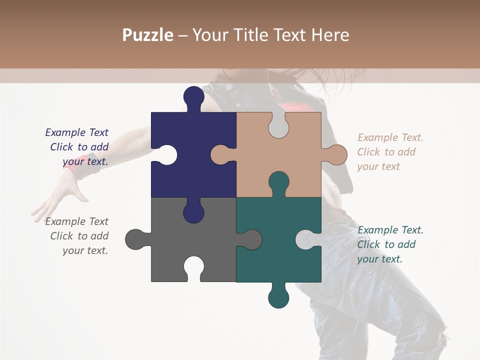 Action Human Breakdance PowerPoint Template