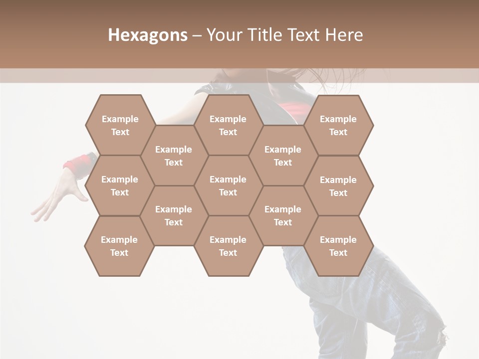 Action Human Breakdance PowerPoint Template