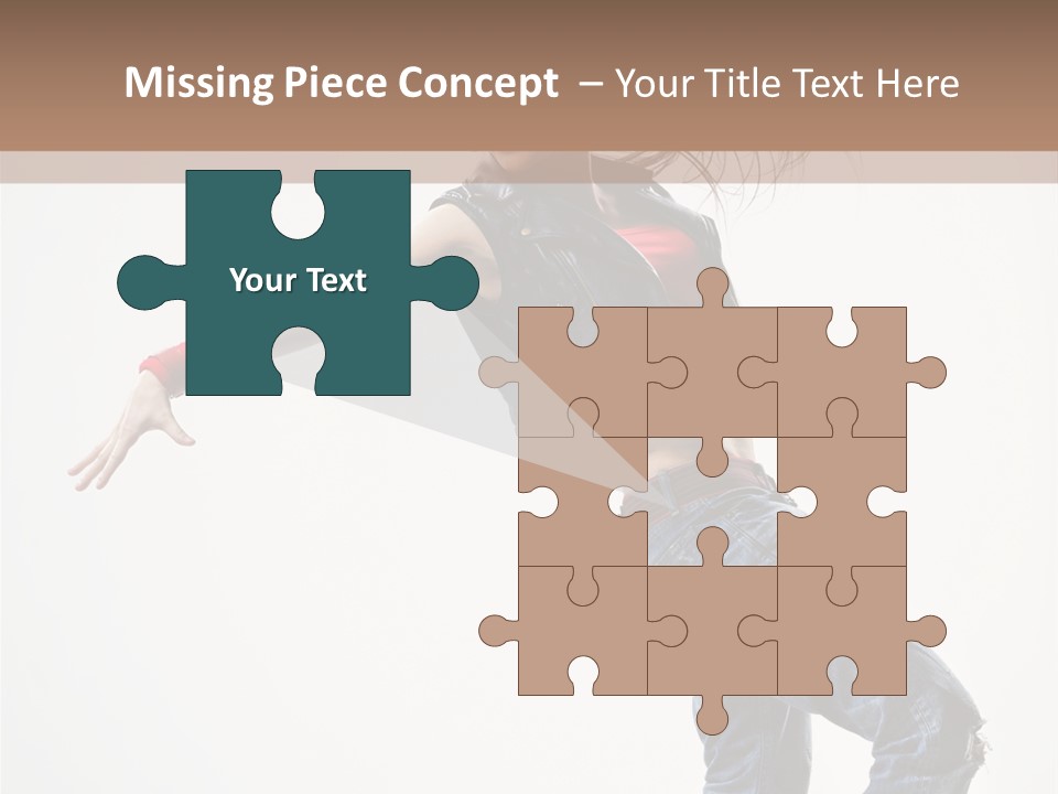 Action Human Breakdance PowerPoint Template