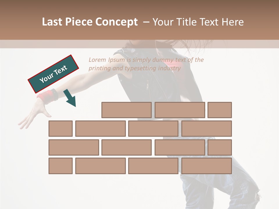 Action Human Breakdance PowerPoint Template