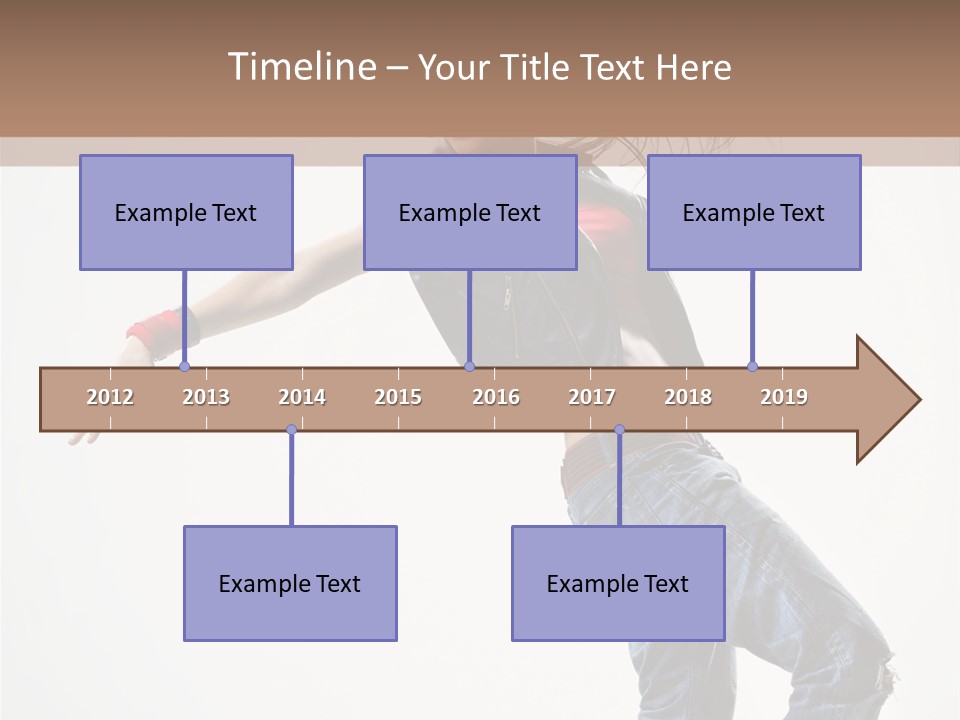 Action Human Breakdance PowerPoint Template