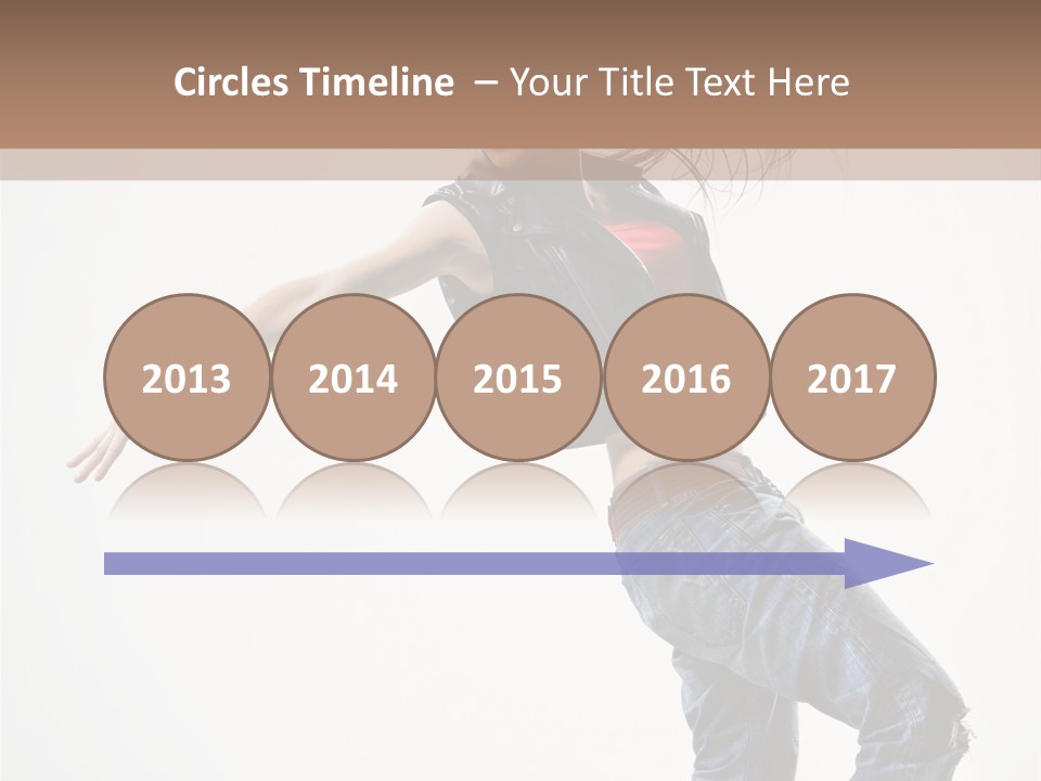 Action Human Breakdance PowerPoint Template