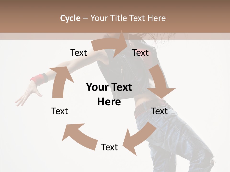 Action Human Breakdance PowerPoint Template