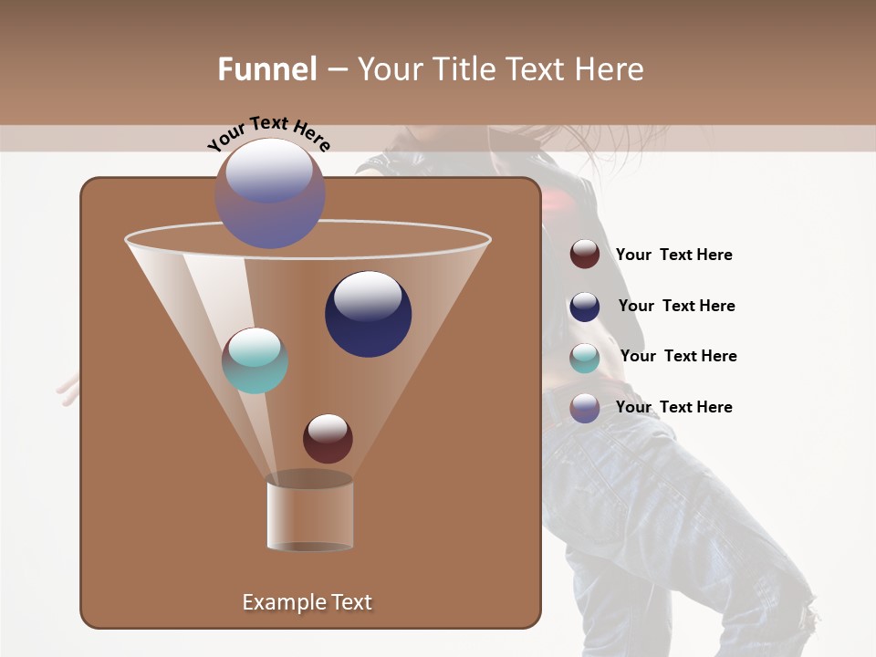 Action Human Breakdance PowerPoint Template