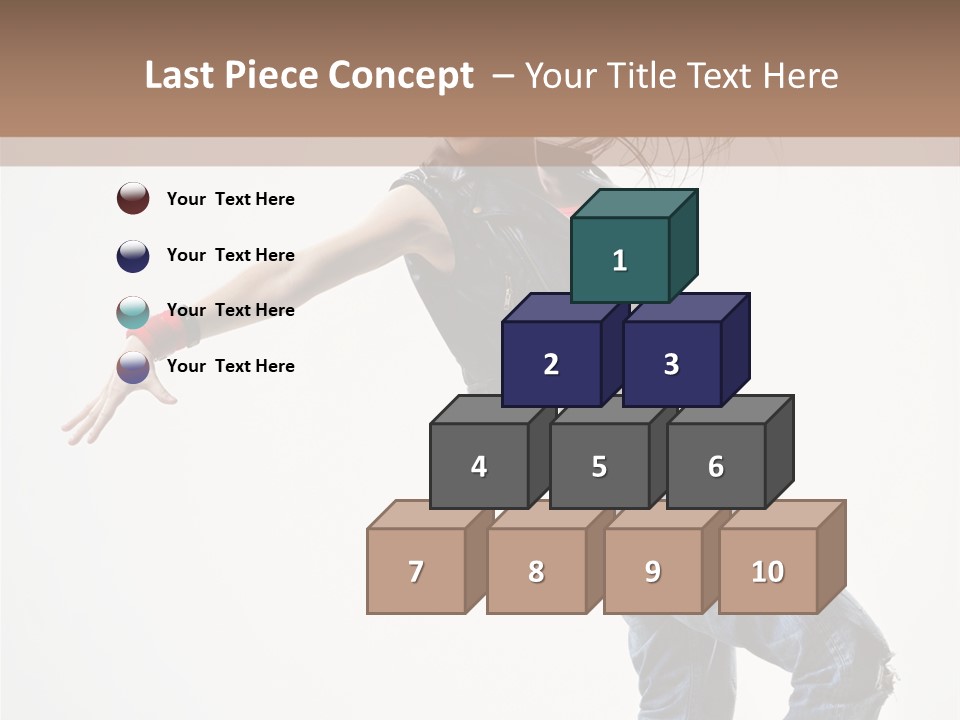 Action Human Breakdance PowerPoint Template