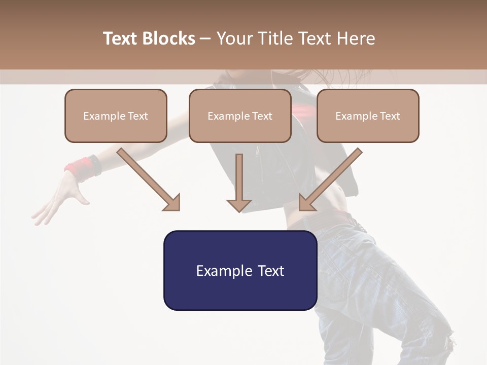 Action Human Breakdance PowerPoint Template