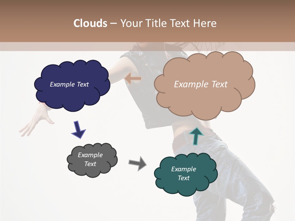 Action Human Breakdance PowerPoint Template