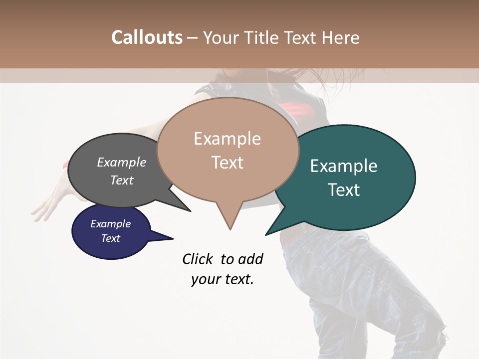 Action Human Breakdance PowerPoint Template