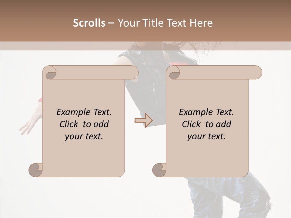 Action Human Breakdance PowerPoint Template