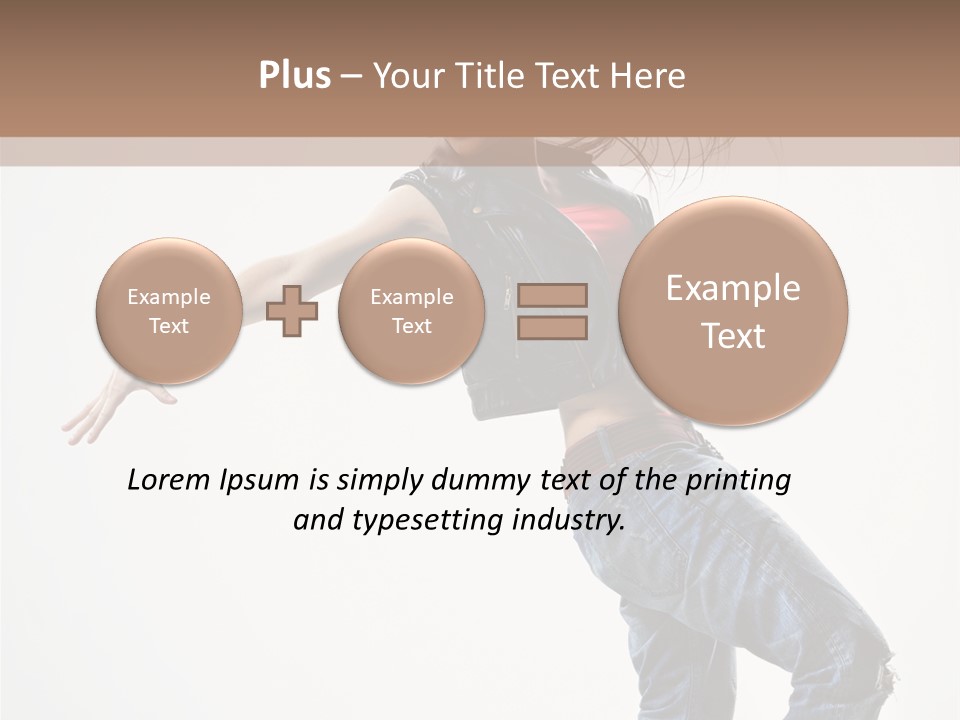 Action Human Breakdance PowerPoint Template