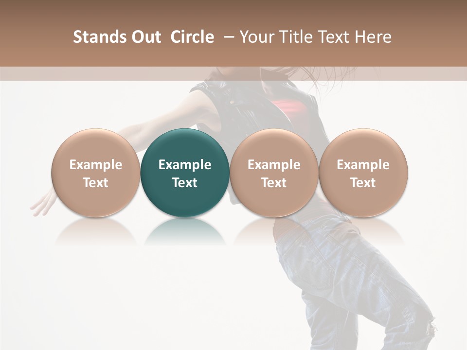 Action Human Breakdance PowerPoint Template