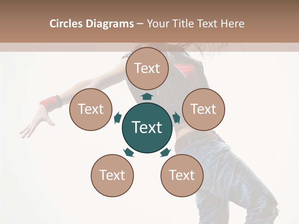 Action Human Breakdance PowerPoint Template