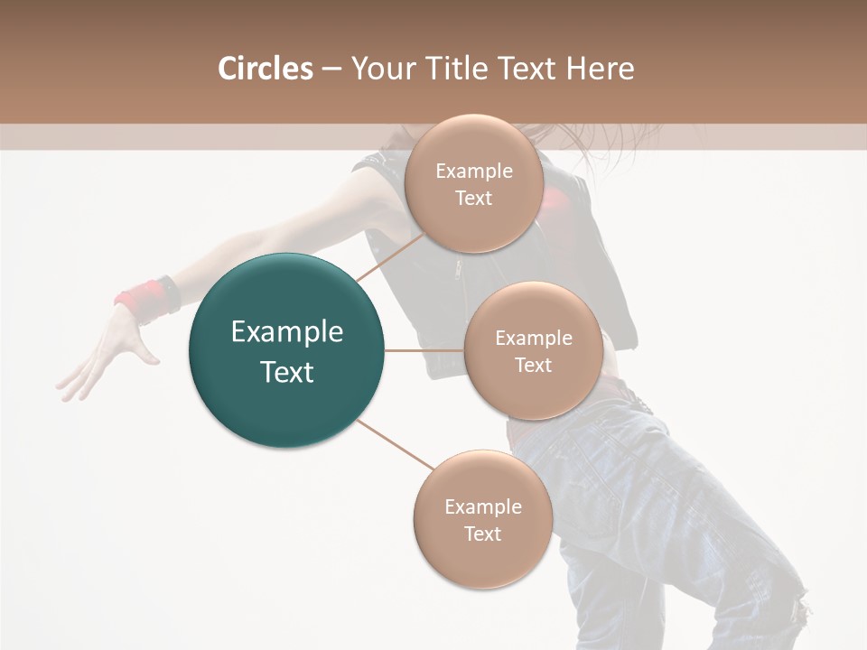 Action Human Breakdance PowerPoint Template