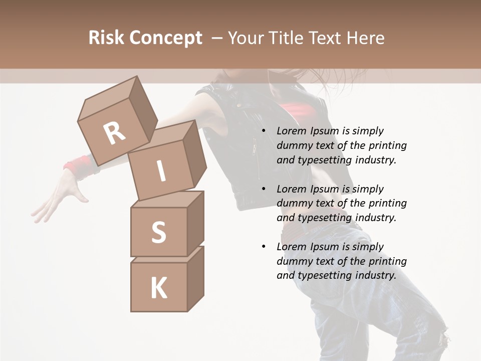 Action Human Breakdance PowerPoint Template