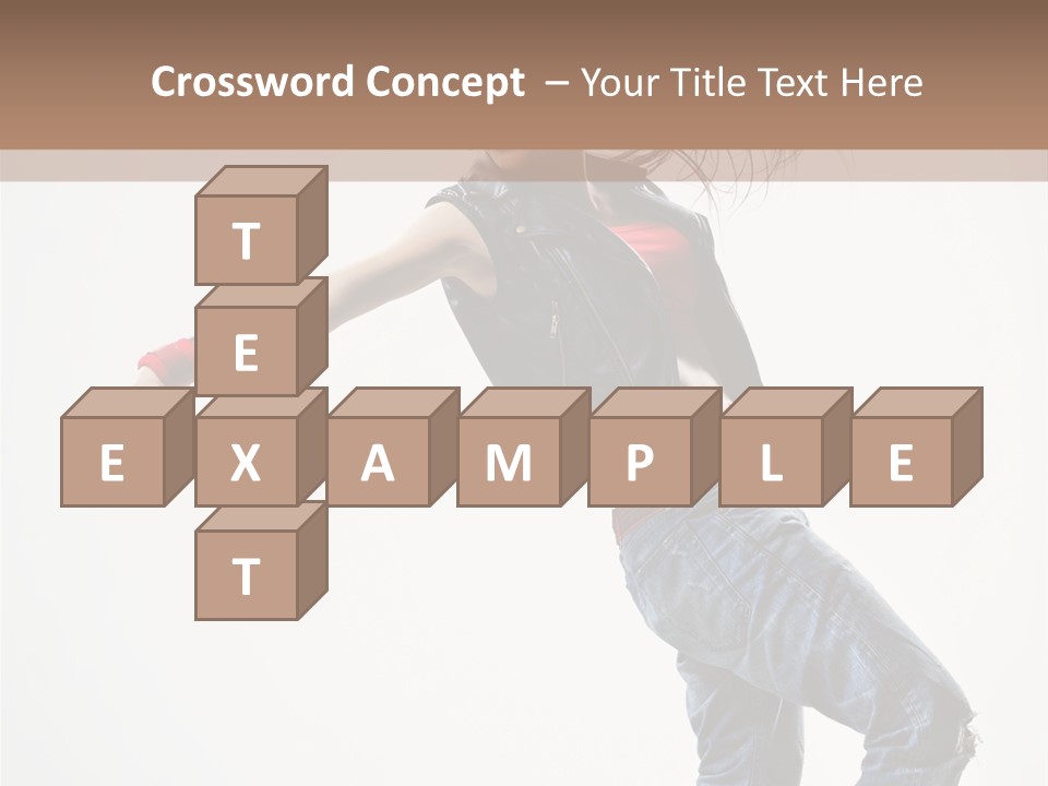 Action Human Breakdance PowerPoint Template