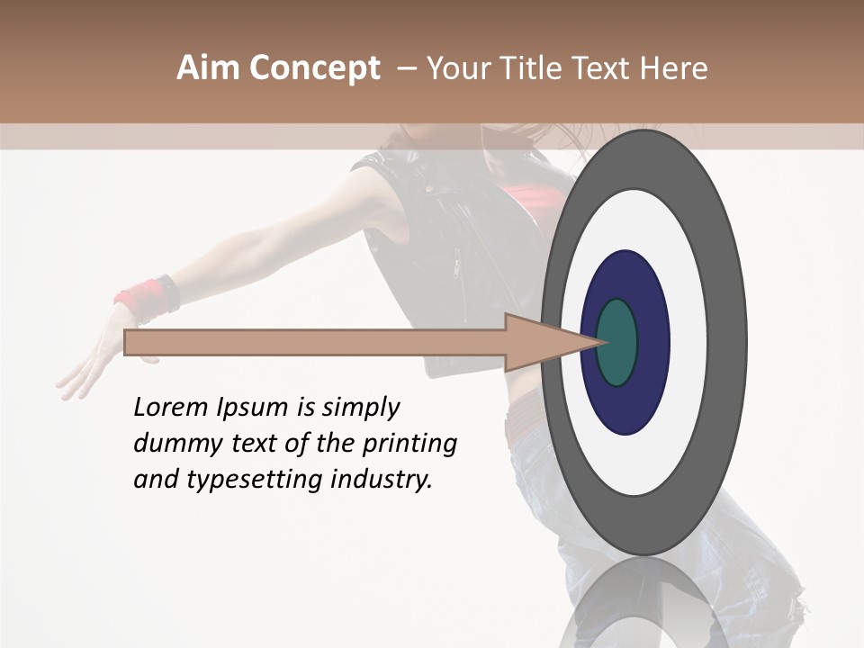 Action Human Breakdance PowerPoint Template