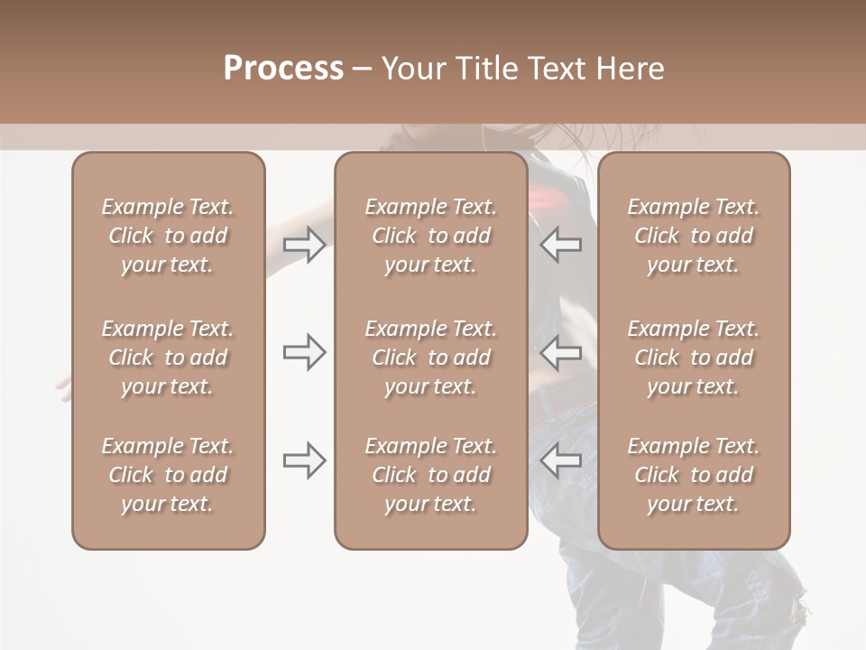 Action Human Breakdance PowerPoint Template