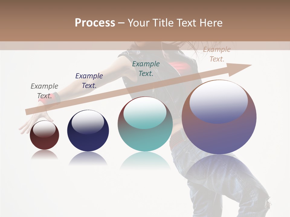 Action Human Breakdance PowerPoint Template