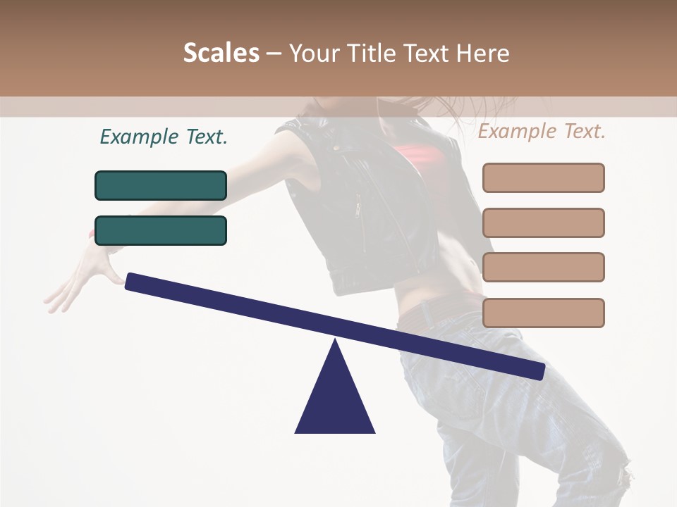 Action Human Breakdance PowerPoint Template