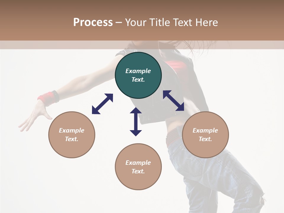 Action Human Breakdance PowerPoint Template