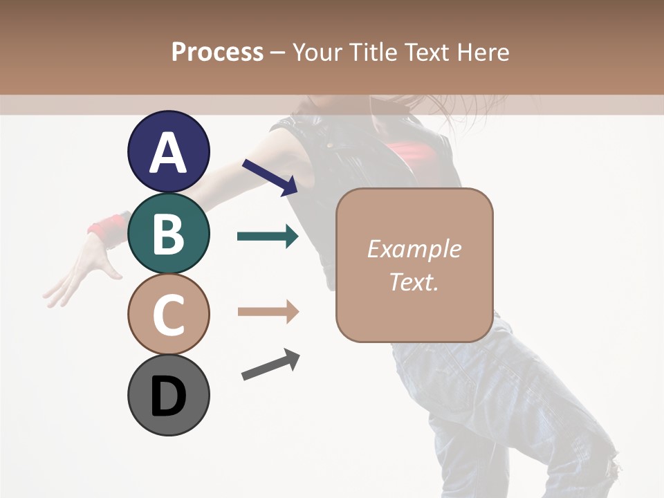 Action Human Breakdance PowerPoint Template