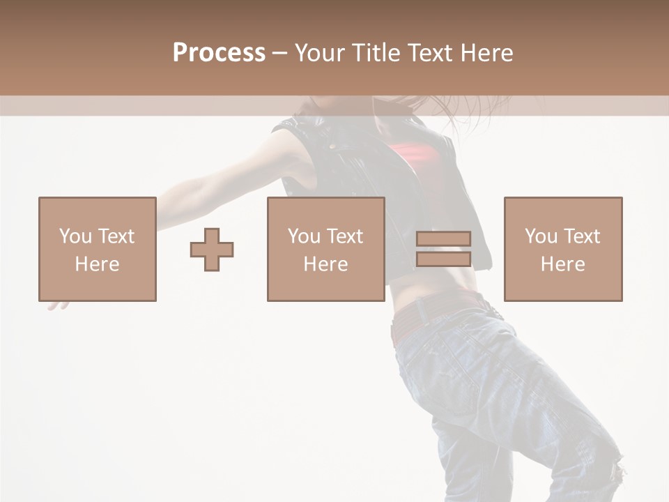 Action Human Breakdance PowerPoint Template