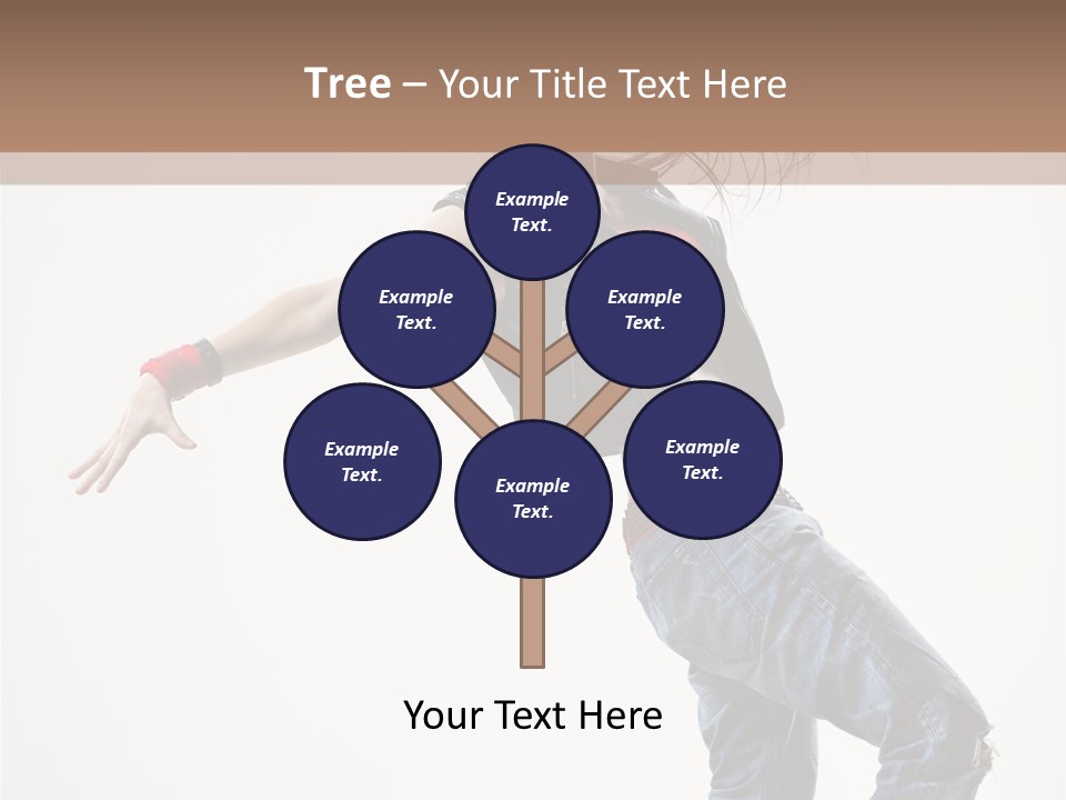 Action Human Breakdance PowerPoint Template