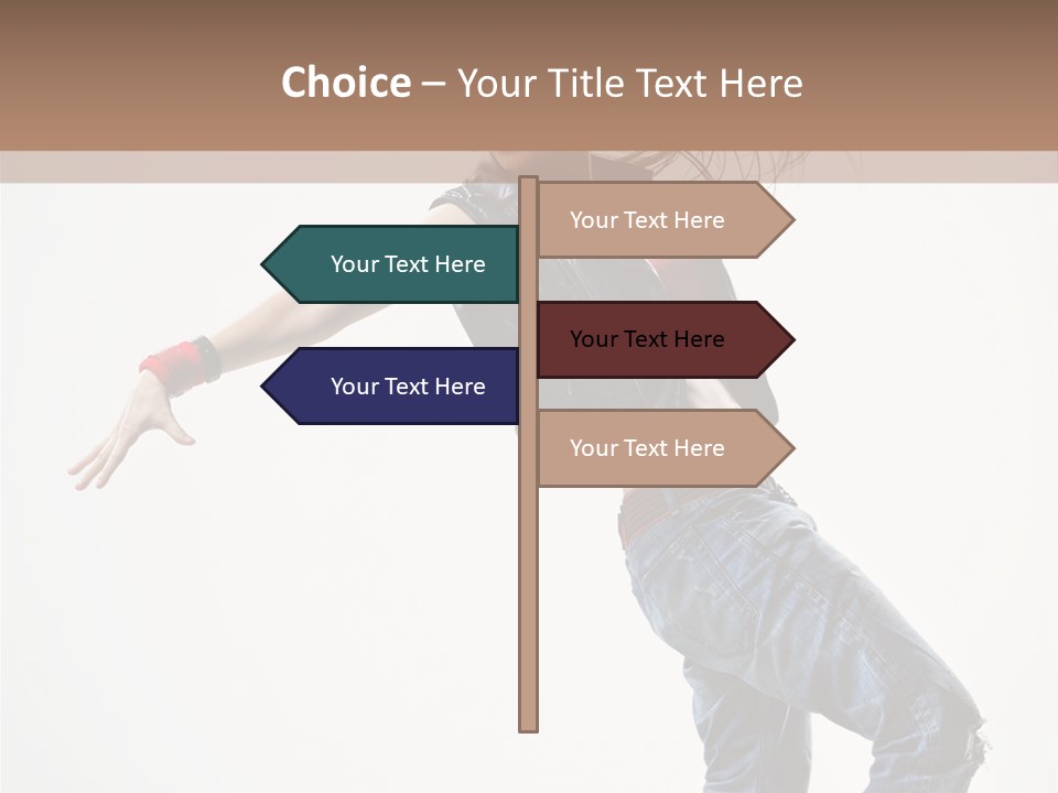 Action Human Breakdance PowerPoint Template