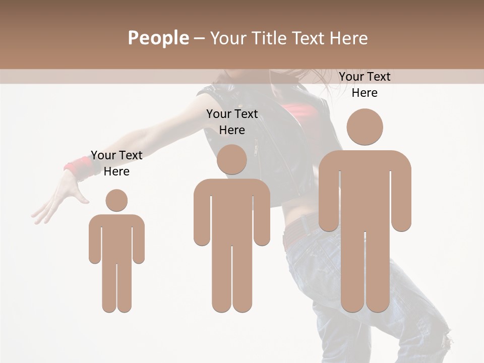 Action Human Breakdance PowerPoint Template