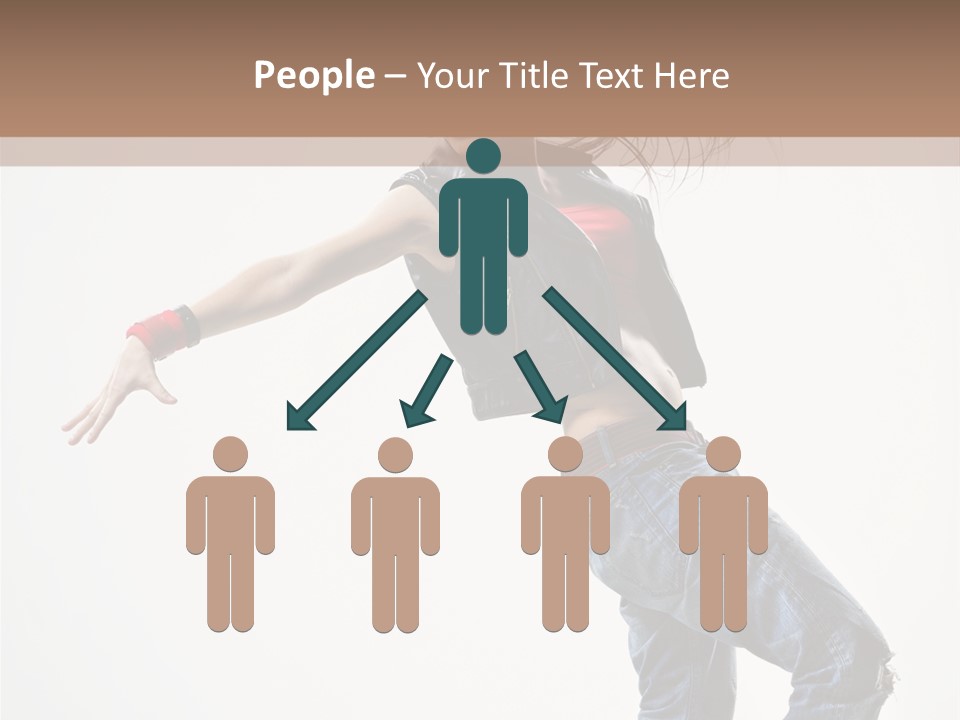 Action Human Breakdance PowerPoint Template