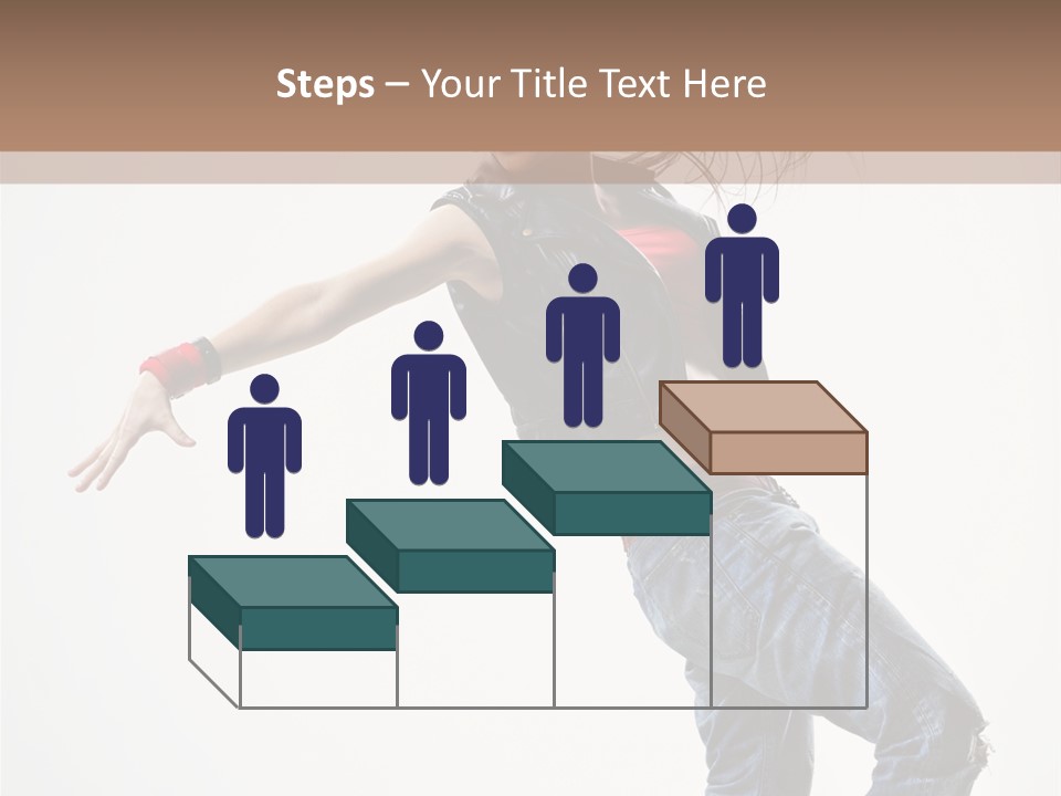 Action Human Breakdance PowerPoint Template