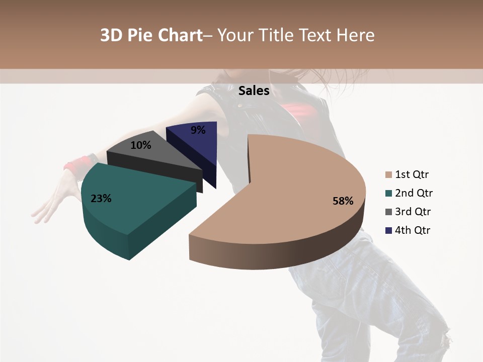 Action Human Breakdance PowerPoint Template