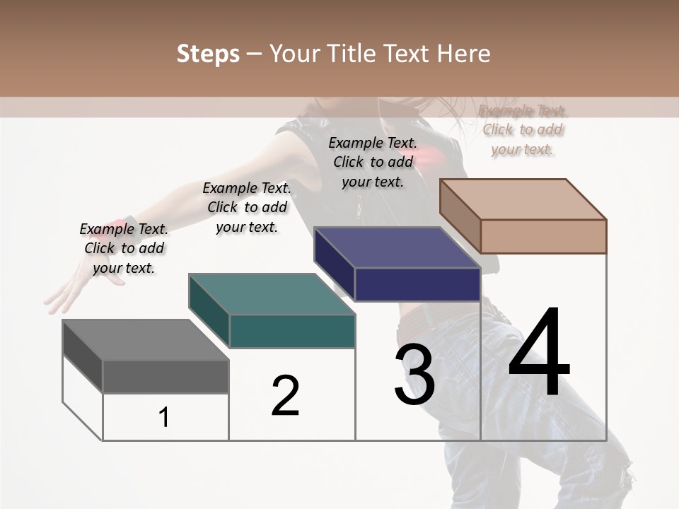 Action Human Breakdance PowerPoint Template