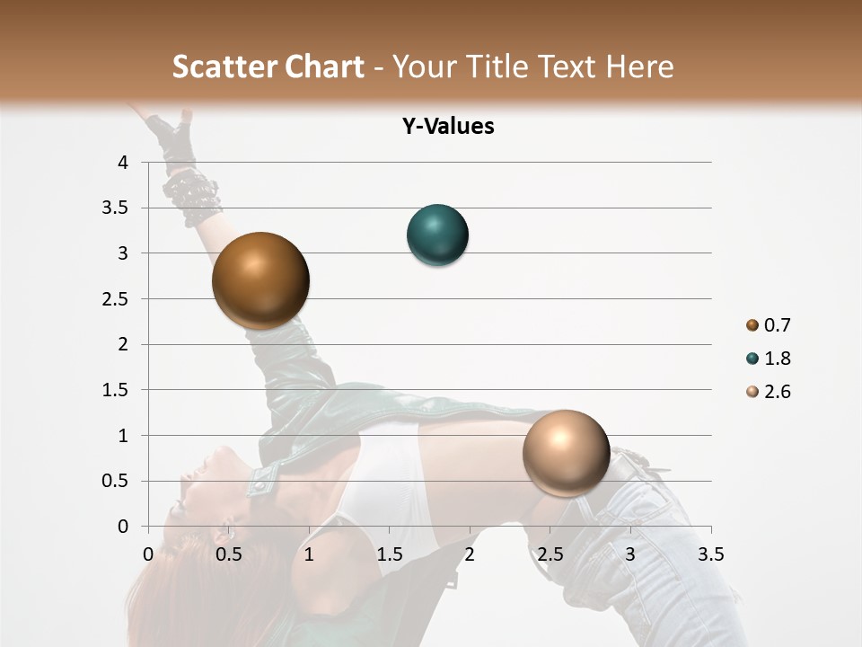 Female Dance Cool PowerPoint Template