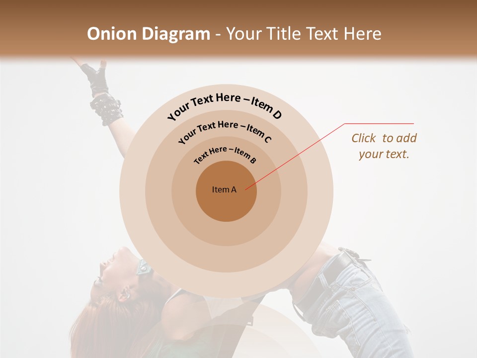 Female Dance Cool PowerPoint Template