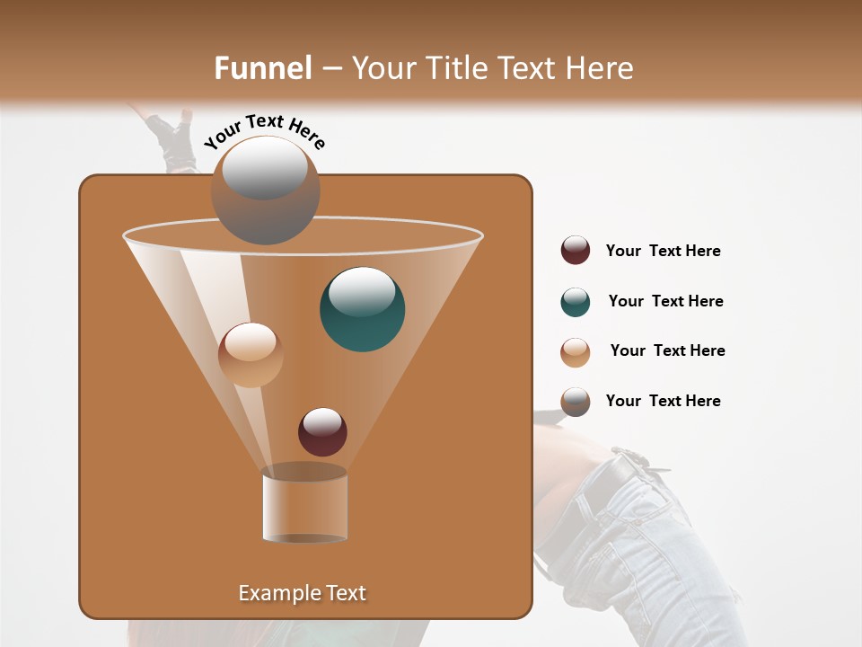 Female Dance Cool PowerPoint Template