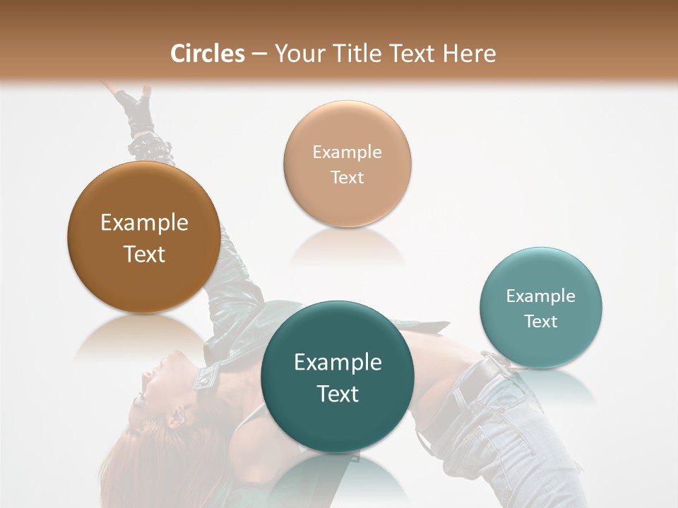 Female Dance Cool PowerPoint Template