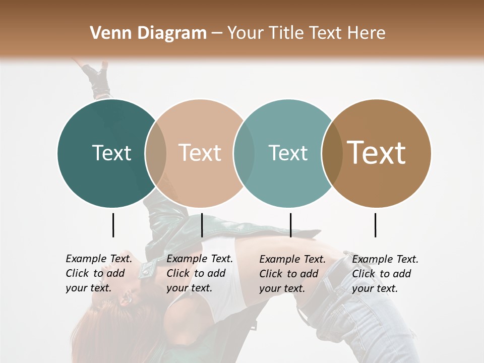 Female Dance Cool PowerPoint Template