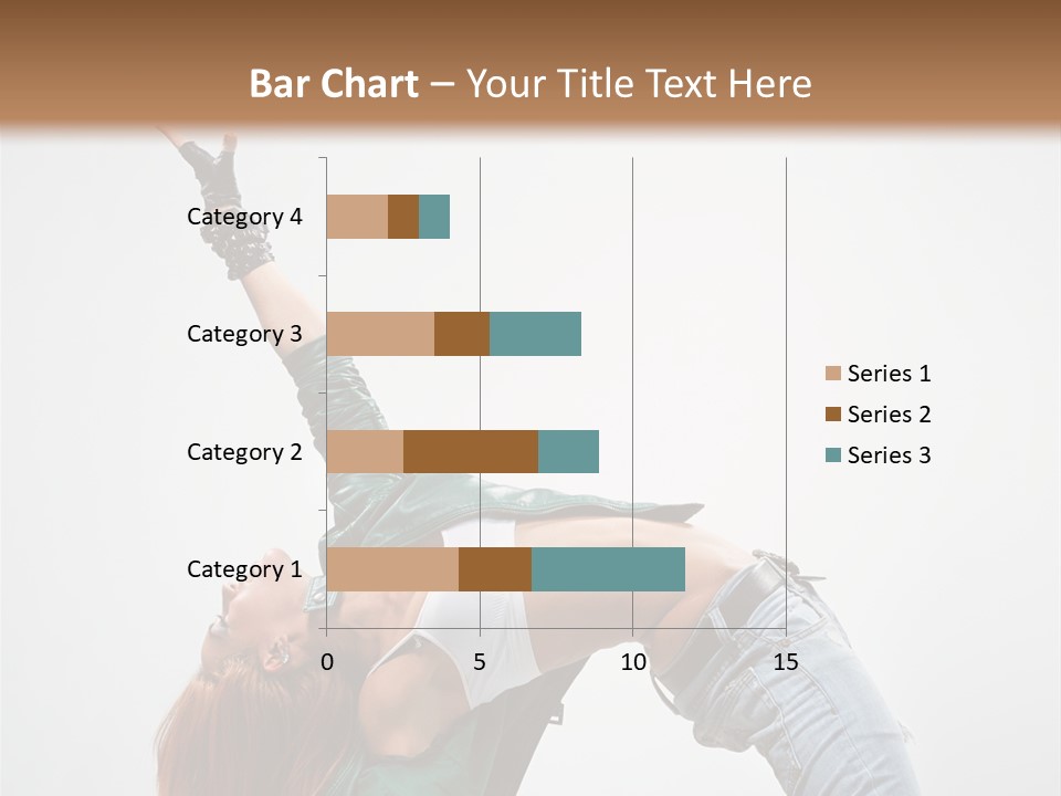 Female Dance Cool PowerPoint Template