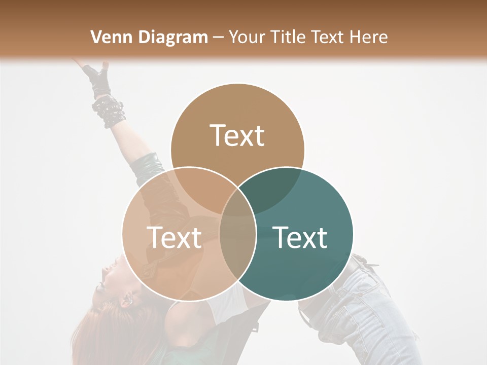 Female Dance Cool PowerPoint Template