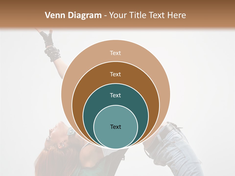 Female Dance Cool PowerPoint Template