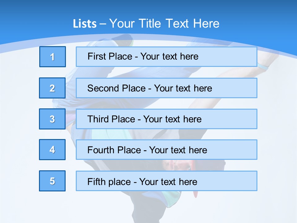 Performance Lifestyle Rapper PowerPoint Template