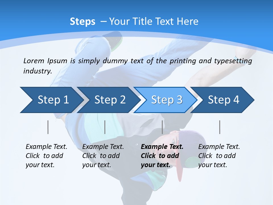 Performance Lifestyle Rapper PowerPoint Template