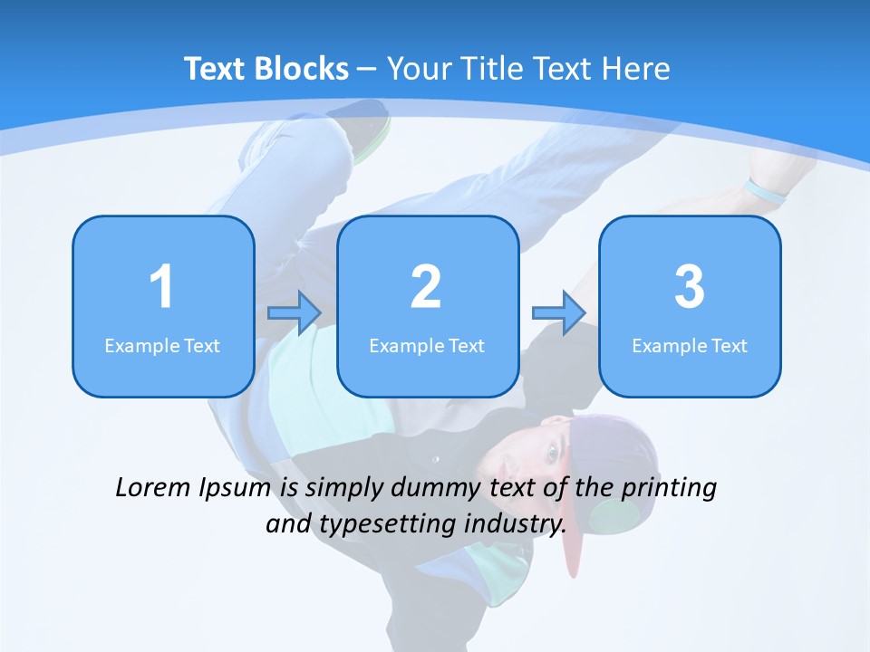 Performance Lifestyle Rapper PowerPoint Template