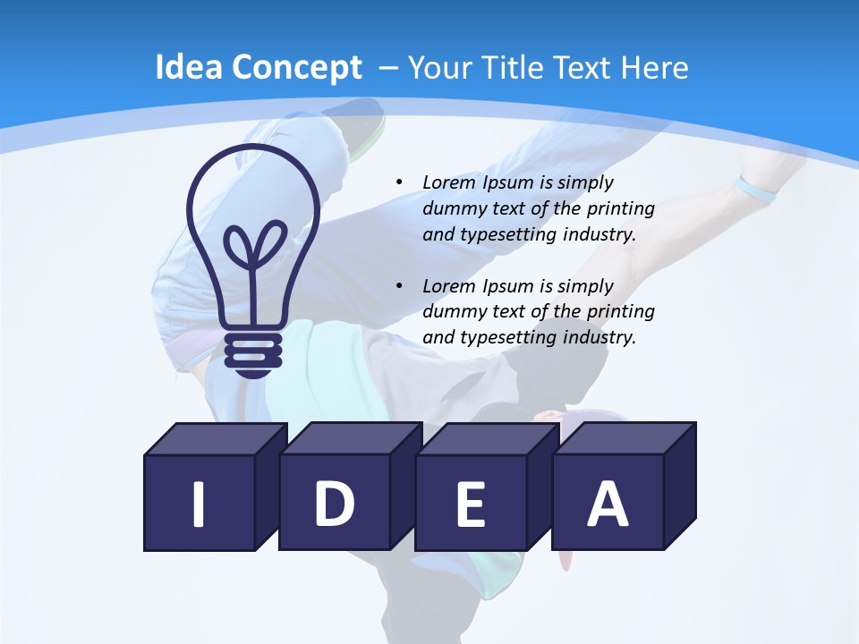 Performance Lifestyle Rapper PowerPoint Template