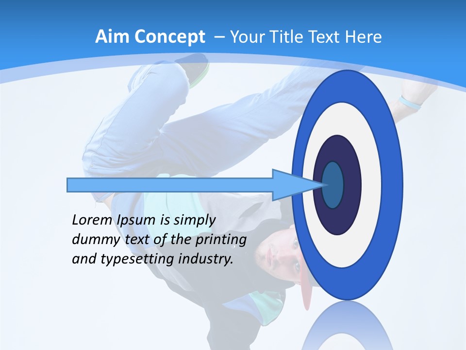 Performance Lifestyle Rapper PowerPoint Template