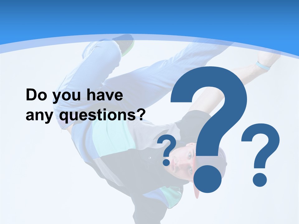 Performance Lifestyle Rapper PowerPoint Template