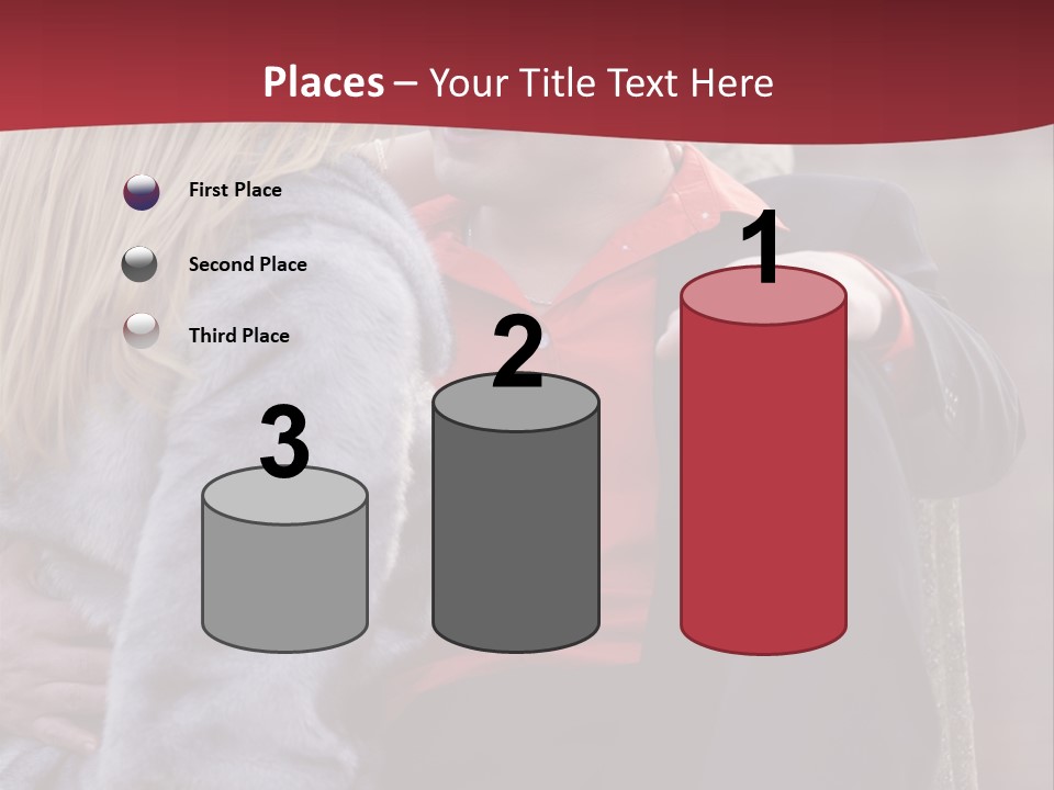 Caucasian Handsome Lifestyle PowerPoint Template