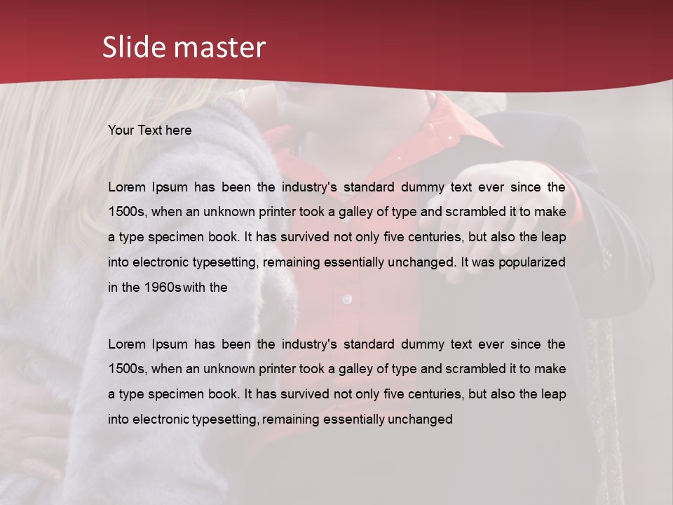 Caucasian Handsome Lifestyle PowerPoint Template